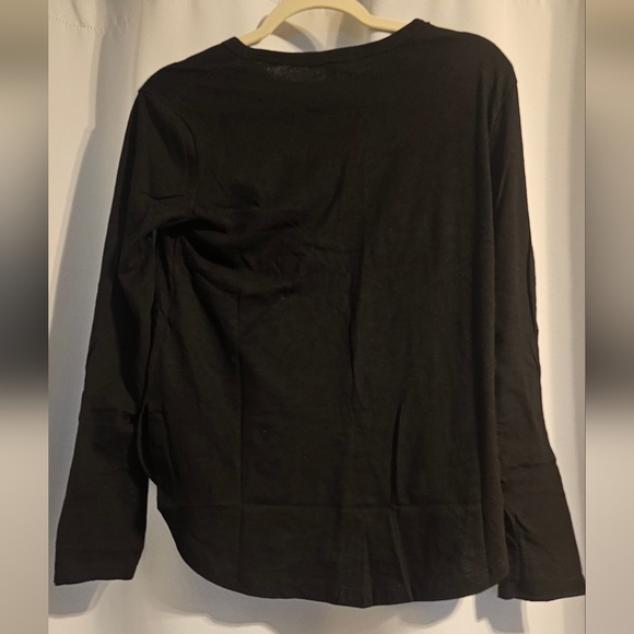 GREY LAB Classic Black Long Sleeve Shirt - Picture 2 of 2